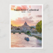 Carte Postale Cathédrale Saint-Pierre Rome Italie (Devant)