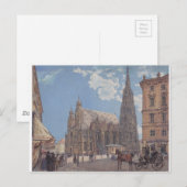 Carte Postale Cathédrale Saint-Stephen de Vienna by Rudolf (Devant / Derrière)