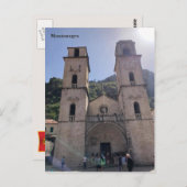Carte Postale Cathédrale Saint-Tryphon, Kotor, Monténégro (Devant / Derrière)