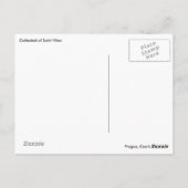 Carte Postale Cathédrale Saint-Vitus (Dos)