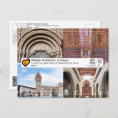 Carte Postale Cathédrale Sainte-Marie-de-Mediavilla de Teruel (Devant / Derrière)