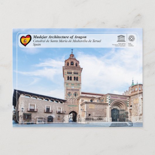 Carte Postale Cathédrale Sainte-Marie-de-Mediavilla de Teruel (Devant)