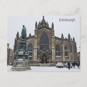 Carte Postale cathédrale St Giles d'Édimbourg