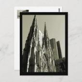 Carte Postale Cathédrale St. Patrick de NYC (Devant / Derrière)