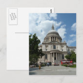 Carte Postale Cathédrale St Paul de Londres (Devant / Derrière)