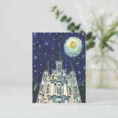 Carte Postale Cathédrale Starry Night (Debout devant)