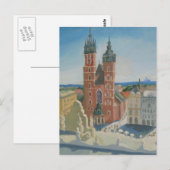 Carte Postale Cathédrale Sunny Krakow (Devant / Derrière)