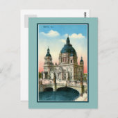 Carte Postale Cathédrale vintage de Berlin (Dom) (Devant / Derrière)