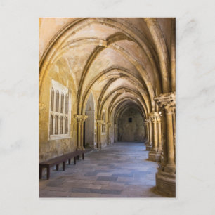 Carte Postale Cathédrale voûtée Cloître Couloir