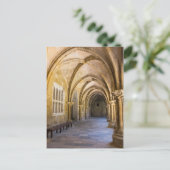 Carte Postale Cathédrale voûtée Cloître Couloir (Debout devant)