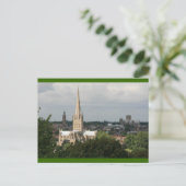 Carte Postale Cathédrales de Norwich. (Debout devant)