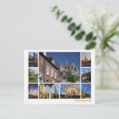 Carte Postale Cathédrales multi-images (Debout devant)