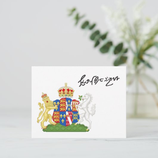 Carte postale Catherine Howard (Debout devant)