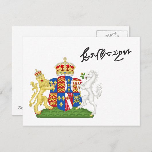 Carte postale Catherine Howard (Devant / Derrière)