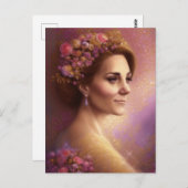 Carte Postale Catherine Princesse De Galles (Devant / Derrière)