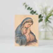 Carte Postale Catholic Vierge Marie Douleur Vintage (Debout devant)