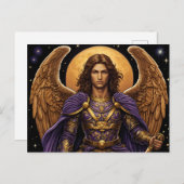 Carte postale catholique St Michael Archangel (Devant / Derrière)