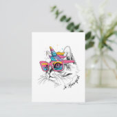 Carte Postale Caticorn | So Meowgical (Debout devant)