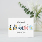 Carte Postale Catleesi, Mère des Chats (Debout devant)