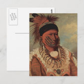 Carte Postale Catlin Native American Art (Devant / Derrière)