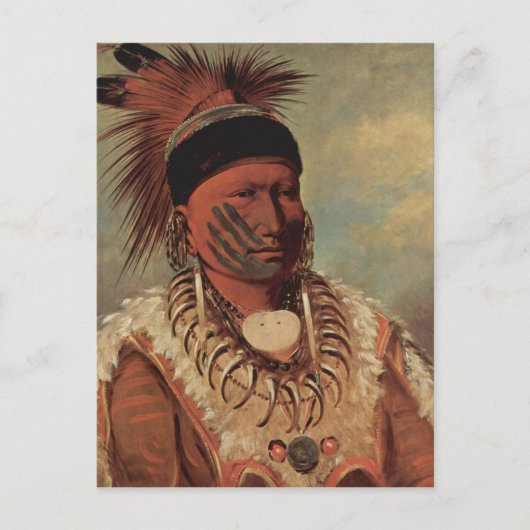 Carte Postale Catlin Native American Art (Devant)