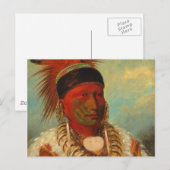 Carte Postale Catlin - The White Cloud, chef de l'Iowas (Devant / Derrière)