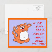 Carte postale Catnip Kitty (Devant / Derrière)