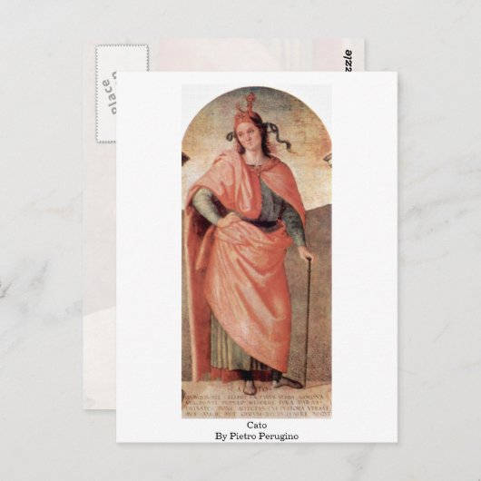 Carte Postale Cato De Pietro Perugino (Devant / Derrière)