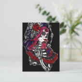 Carte Postale Catrina Day of the Dead (Debout devant)