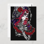 Carte Postale Catrina Day of the Dead (Devant / Derrière)