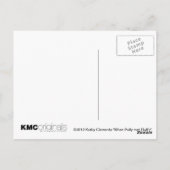 Carte Postale Cats Grey Tabby derrière la barrière de treillis c (Dos)