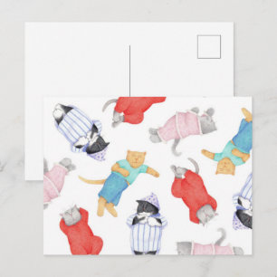 Carte postale CATS PAJAMAS