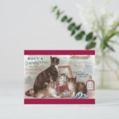 Carte Postale Cats Vendant Cologne Victorian Trade Card (Debout devant)