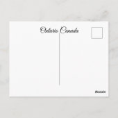 Carte Postale Cattails en Ontario, Canada (Dos)