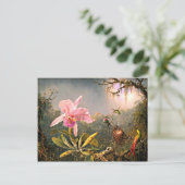 Carte Postale Cattleya Orchid and Three Hummingbirds (Debout devant)