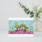 Carte postale Catty Caterpillar (Debout devant)