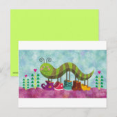 Carte postale Catty Caterpillar (Devant / Derrière)