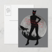 Carte Postale Catwoman condamné Grey (Devant / Derrière)