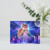 Carte Postale Catzilla (Debout devant)