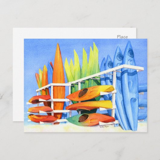 Carte Postale Causeway Kayaks (Devant / Derrière)