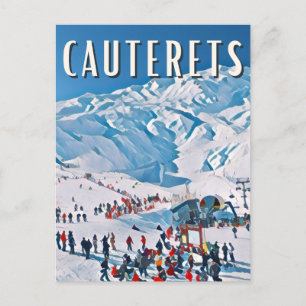 Carte Postale Cauterets Station de ski