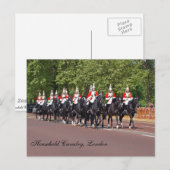 Carte postale Cavalerie ménagère (Devant / Derrière)