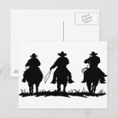 Carte Postale cavalier (Devant / Derrière)