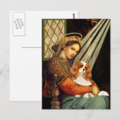 Carte Postale Cavalier 2 (Bl) - Madone (Devant / Derrière)