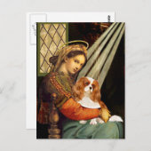 Carte Postale Cavalier 2 (Bl) - Madonna (Devant / Derrière)