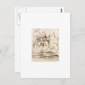 Carte Postale Cavalier de dragon (Devant / Derrière)