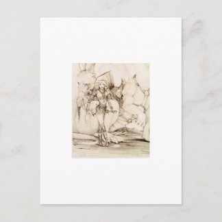 Carte Postale Cavalier de dragon