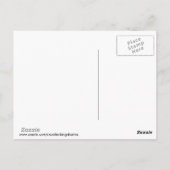 Carte postale Cavalier King Charles avec flocons d (Dos)