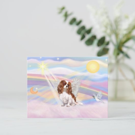 Carte Postale Cavalier King Charles Spaniel (Debout devant)