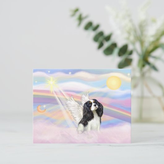 Carte Postale Cavalier King Charles Spaniel (Debout devant)